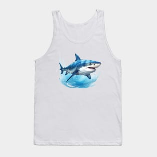 Blue Shark Tank Top